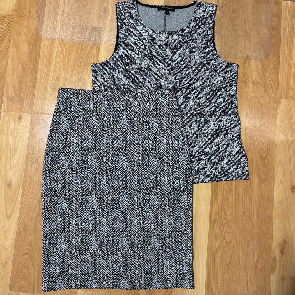 Banana Republic Chevron Print Skirt Set